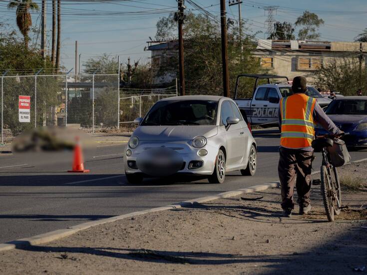 Ciclista muere tras ser arrollado por camión de pasajeros en la carretera a San Felipe