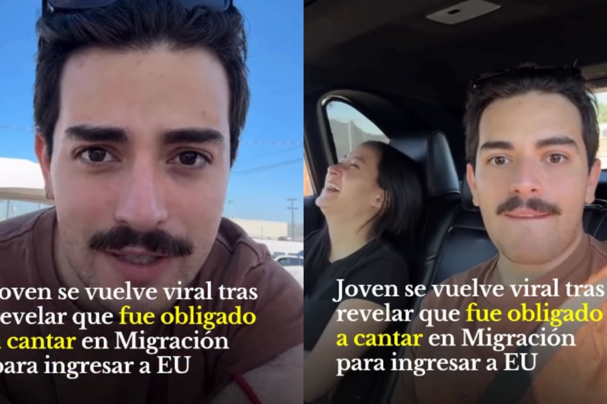 “A ver, cántanos”: hombre revela que agentes de migración en Estados Unidos lo pusieron a cantar para dejarlo ingresar
