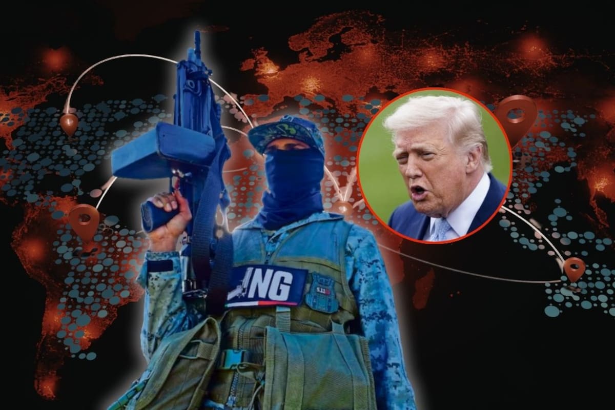 EEUU descubrió que el CJNG utiliza intermediarios en Europa y África para obtener documentos falsos y comprar armamento militar por más de 53.7 millones de euros, incluyendo lanzacohetes, drones, minas y rifles desde 2022