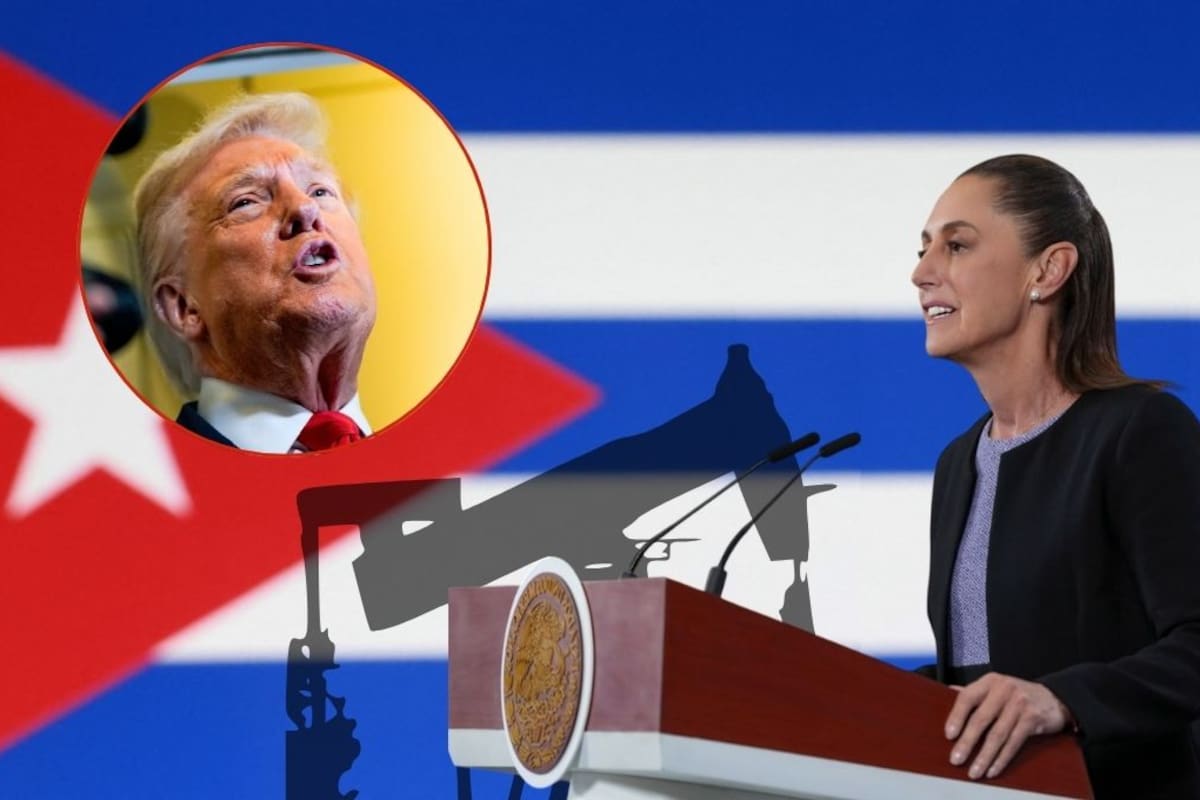 Trump afirma que pidió a Sheinbaum frenar envíos de petróleo a Cuba y México acató esa petición