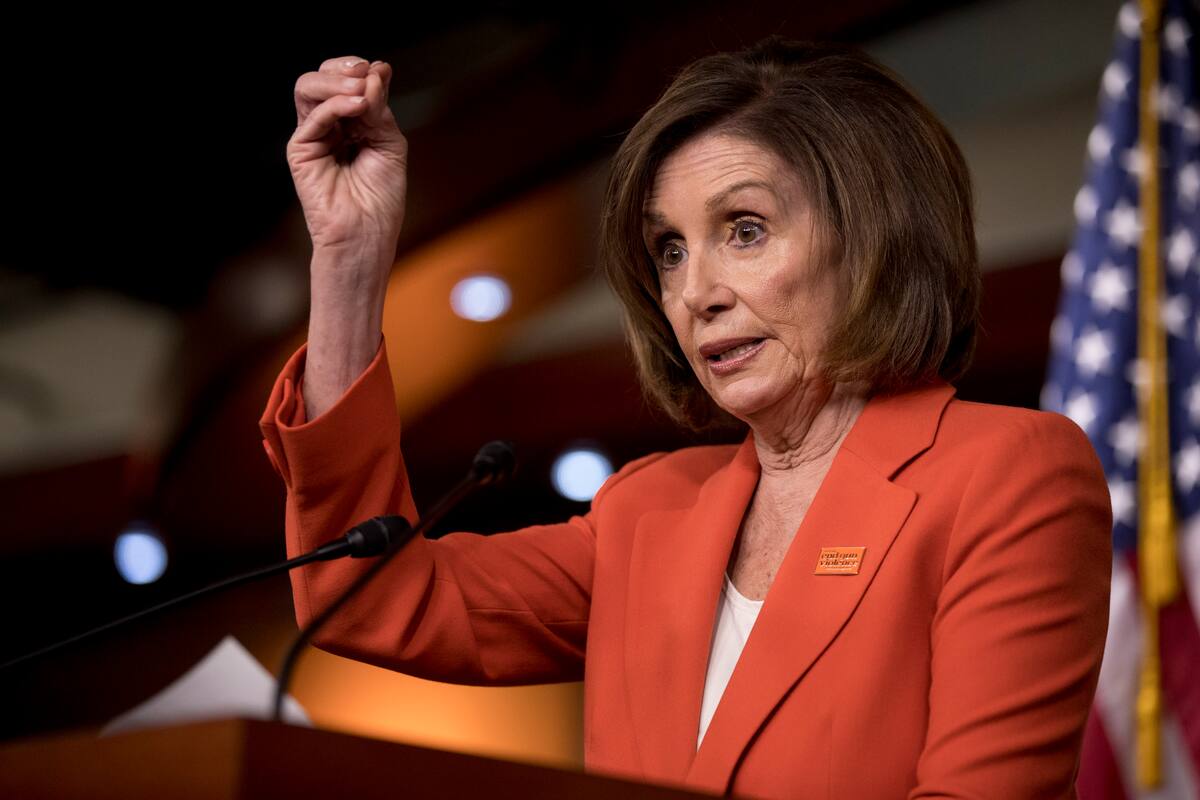 Nancy Pelosi quiere ver a Trump en prisión