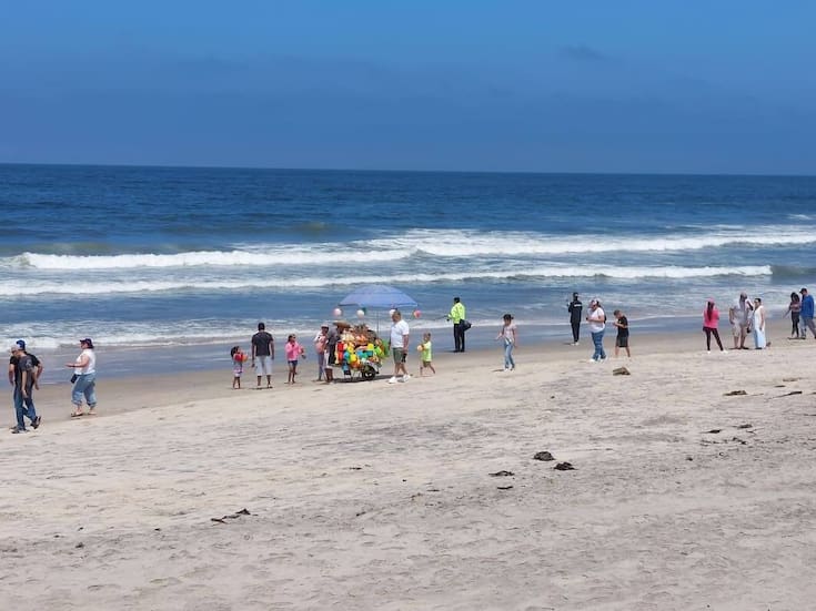 Alertan por corrientes peligrosas en playas de Tijuana