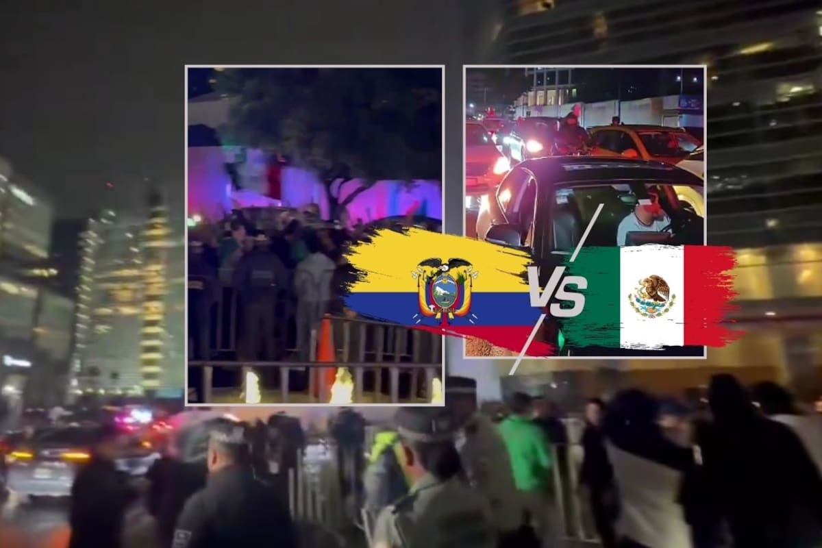 ¿Sabotaje? Afición mexicana se movilizó para hacer fiesta fuera del hotel donde se hospedaba Ecuador la noche antes del partido de dieciseisavos del Mundial 2026 y no se fueron hasta la madrugada