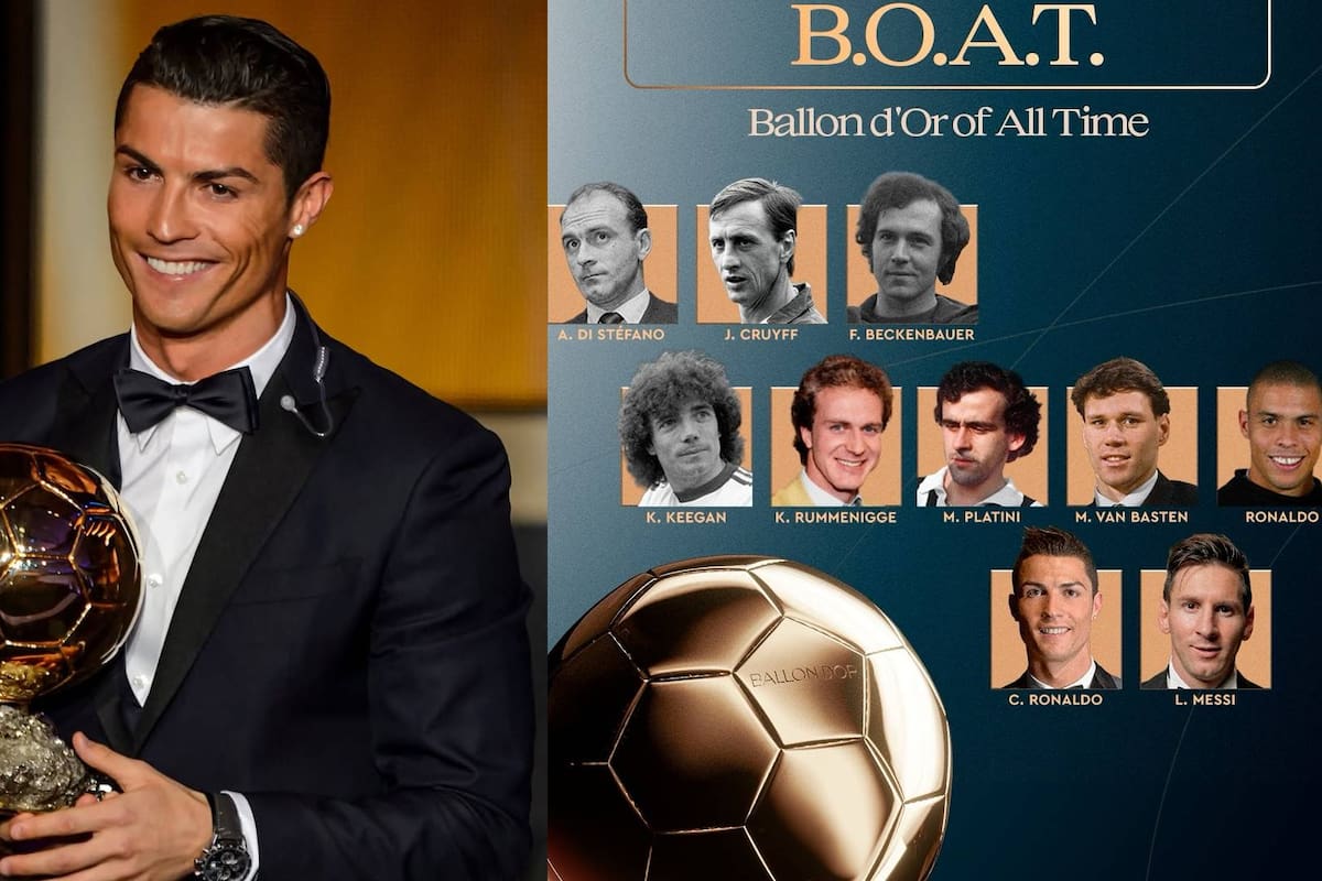Cristiano Ronaldo supera a Lionel Messi y gana el BOAT como el mejor Balón de Oro de la historia, pero no recibirá trofeo
