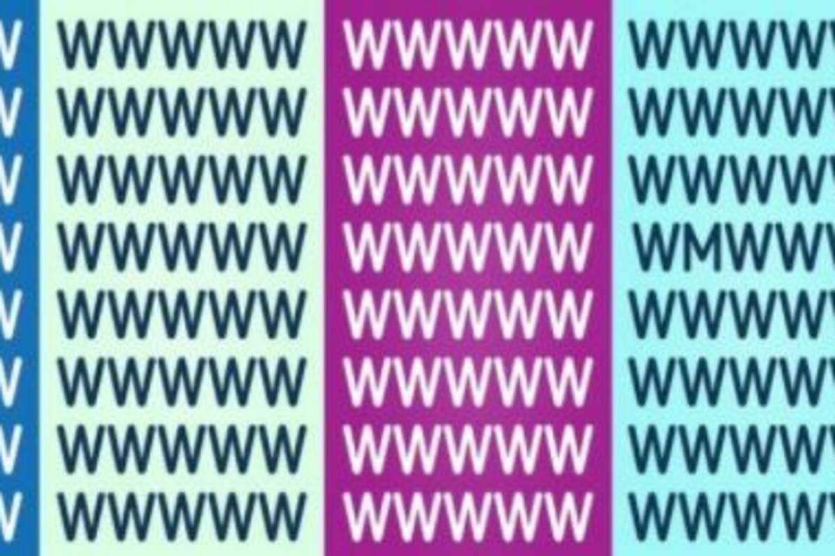 Reto visual: encuentra la M escondida entre estas W