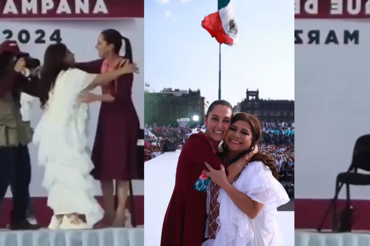 ¿Sheinbaum y Clara Brugada se jalonearon en el Zócalo? Esto dice Epigmenio Ibarra