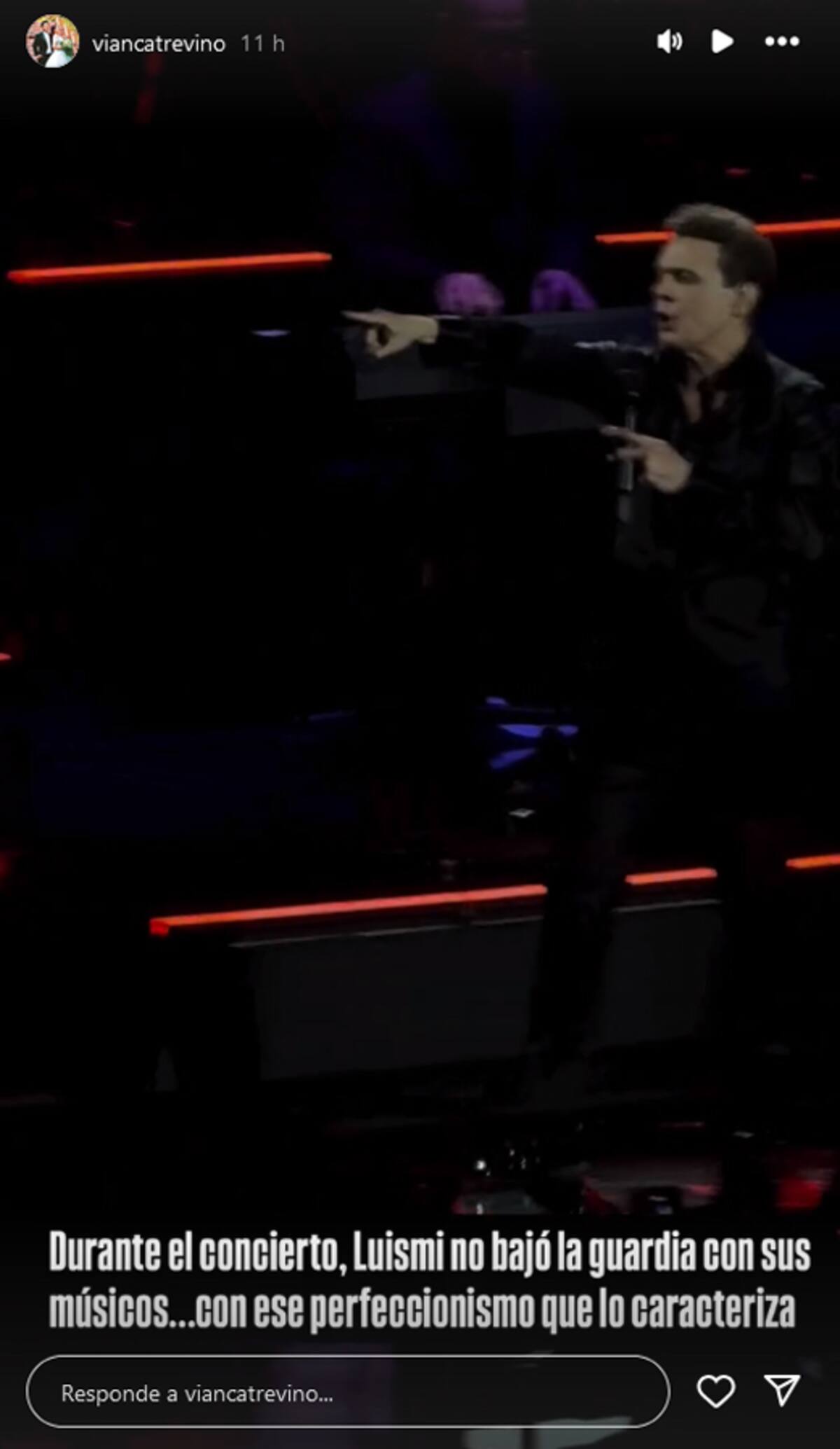 Luis Miguel tuvo problemas técnicos con sus músicos.