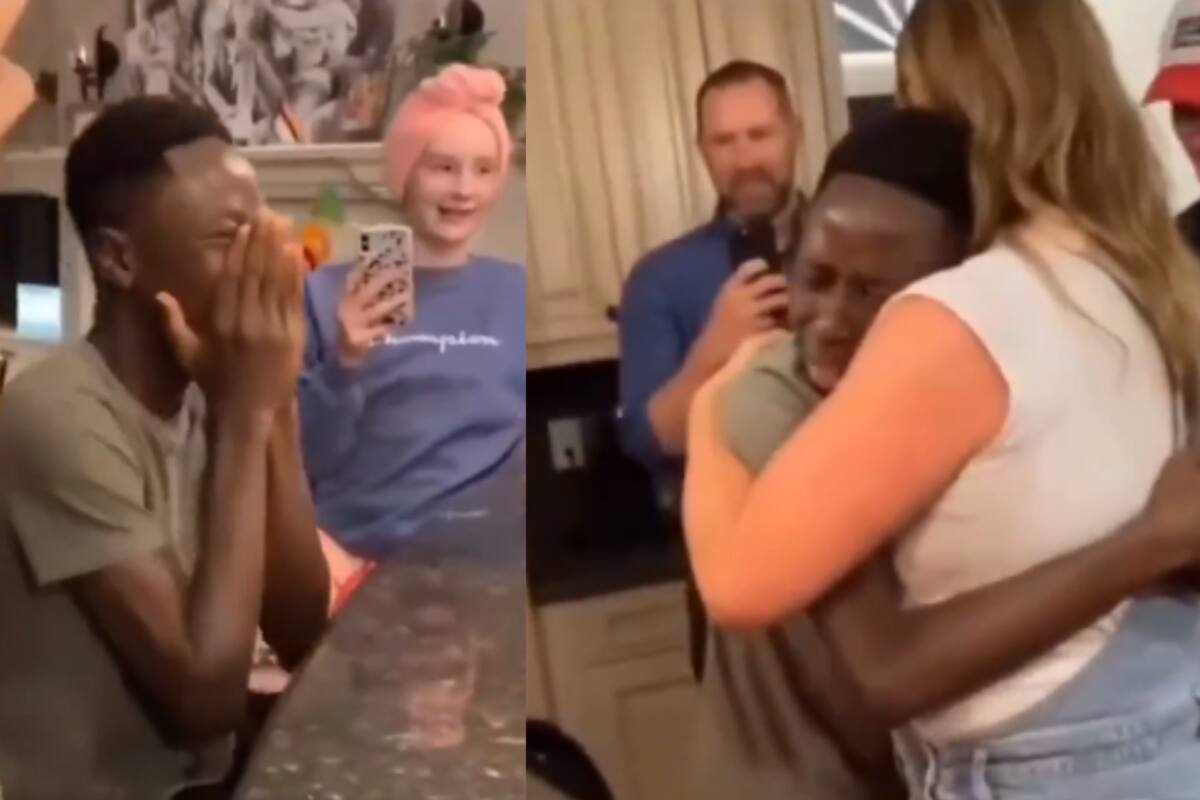 VIRAL: esta fue la emotiva reacción de este niño adoptado al tener su primer pastel de cumpleaños