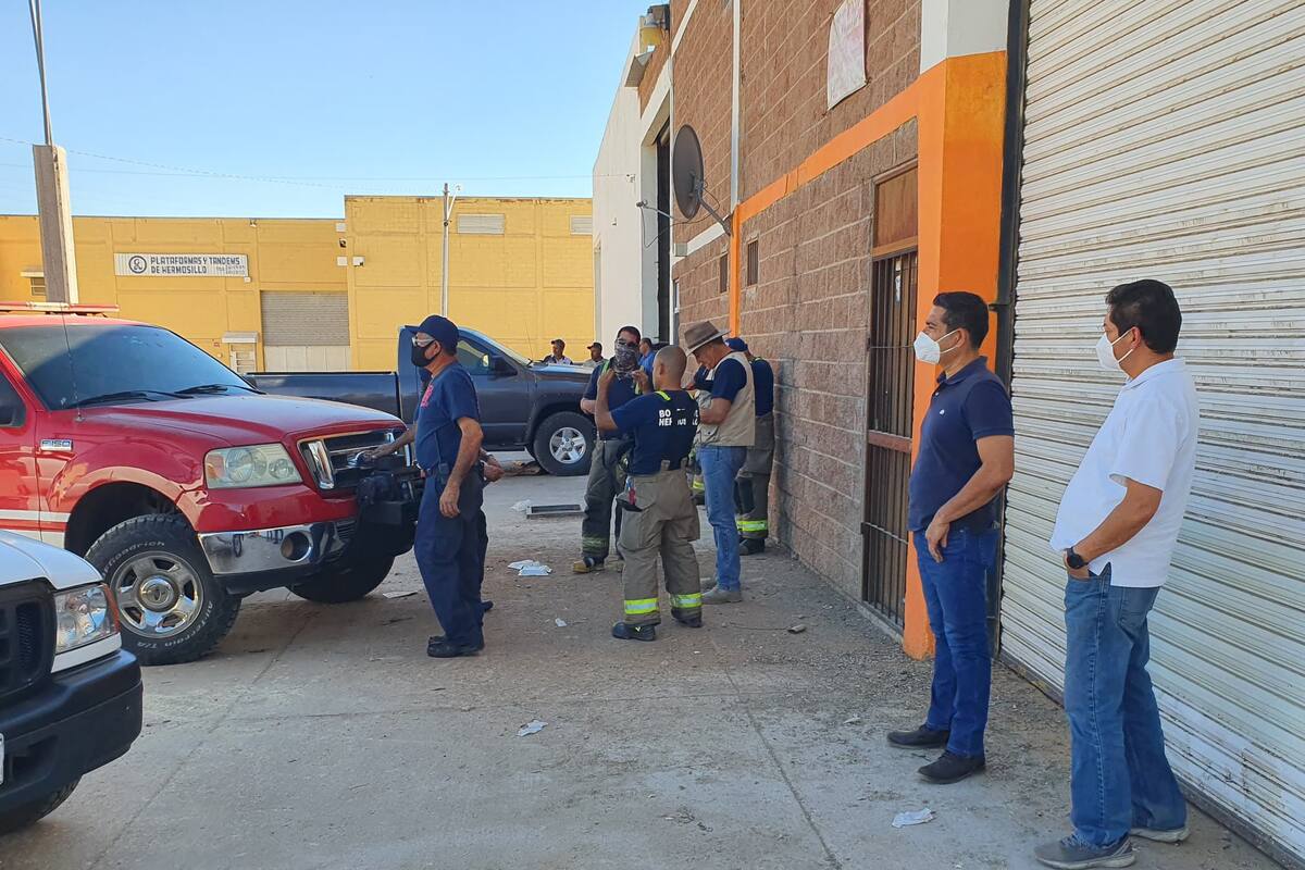 Muere joven tras explosión en Mini Parque Industrial de Hermosillo