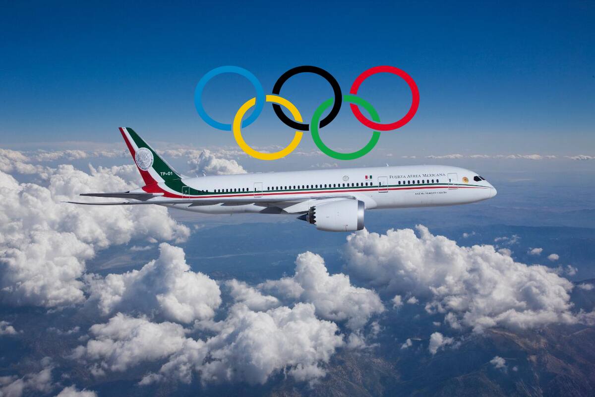 Avión Presidencial vuela rumbo a Tokio con material de la delegación mexicana para JJ.OO