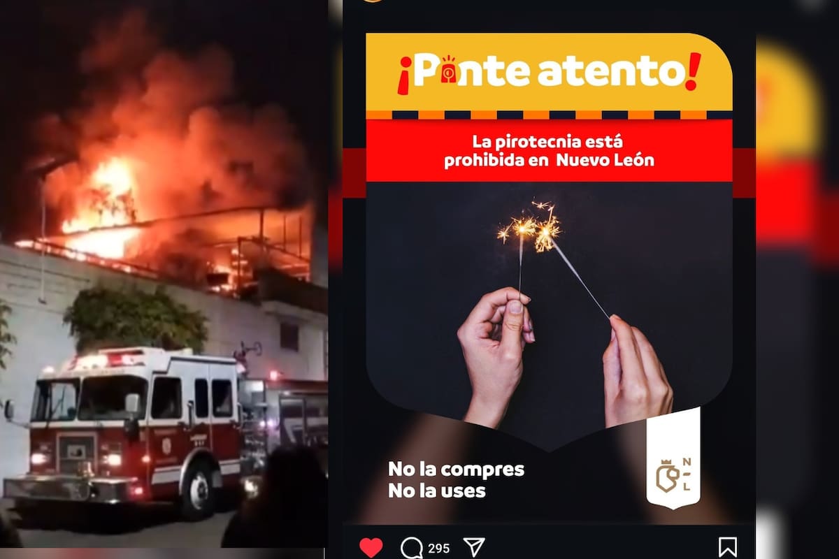 Una explosión por pirotecnia deja un muerto y siete heridos en Nuevo León