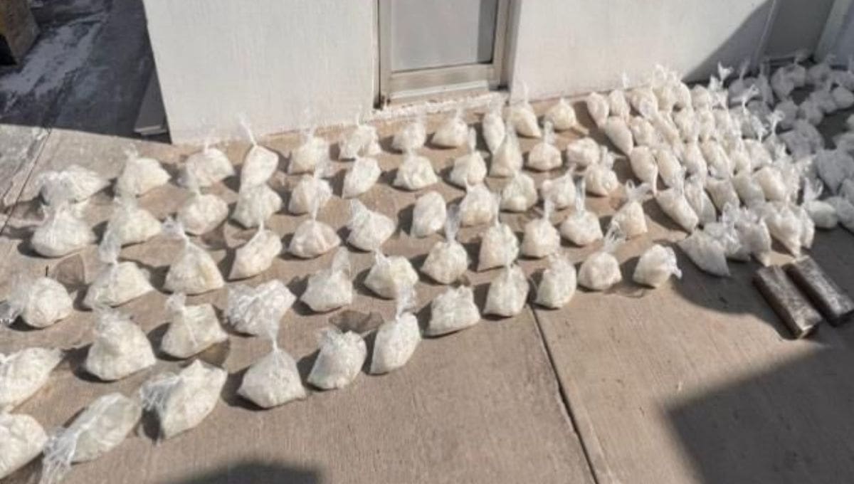 Detenido con metanfetaminas y cocaína
