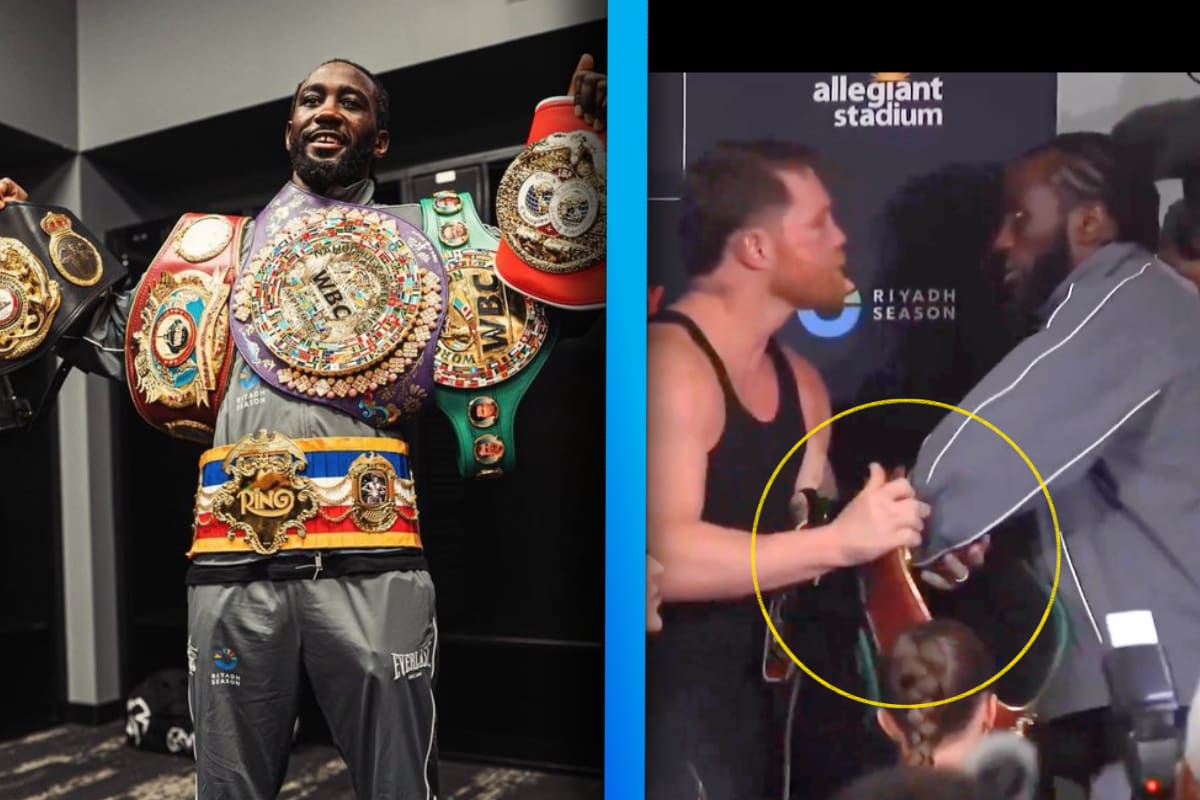 ¿Por qué Terence Crawford le devolvió los cinturones a Canelo Álvarez después de ganarle?