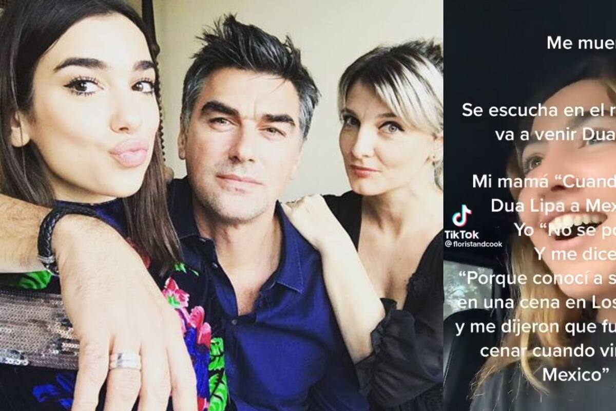 Joven mexicana se da cuenta de que su mamá es amiga de los padres de Dua Lipa y se vuelve viral