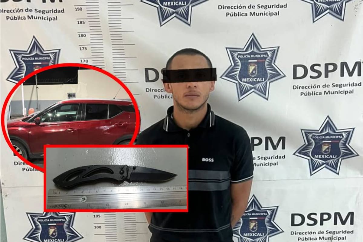 Presunto responsable de 6 asaltos es detenido por una infracción de tránsito