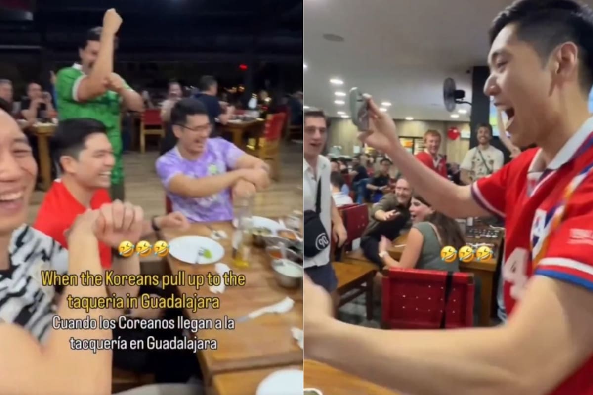 VIDEO: Coreanos entran a una taquería en Guadalajara, escuchan esta canción y terminan sorprendiendo a todos
