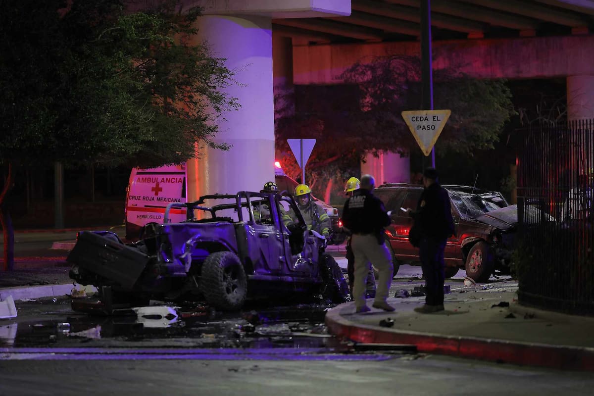 Familiares de niño y abuelo muertos en trágico accidente en Hermosillo exigen justicia