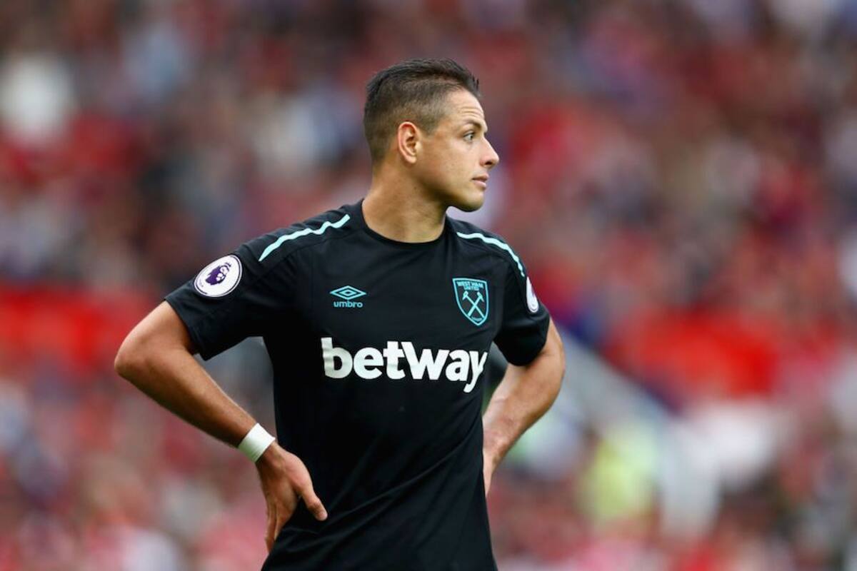 Javier Hernández jugó para el Manchester United y West Ham en la Premier League. / Foto: Archivo GH.