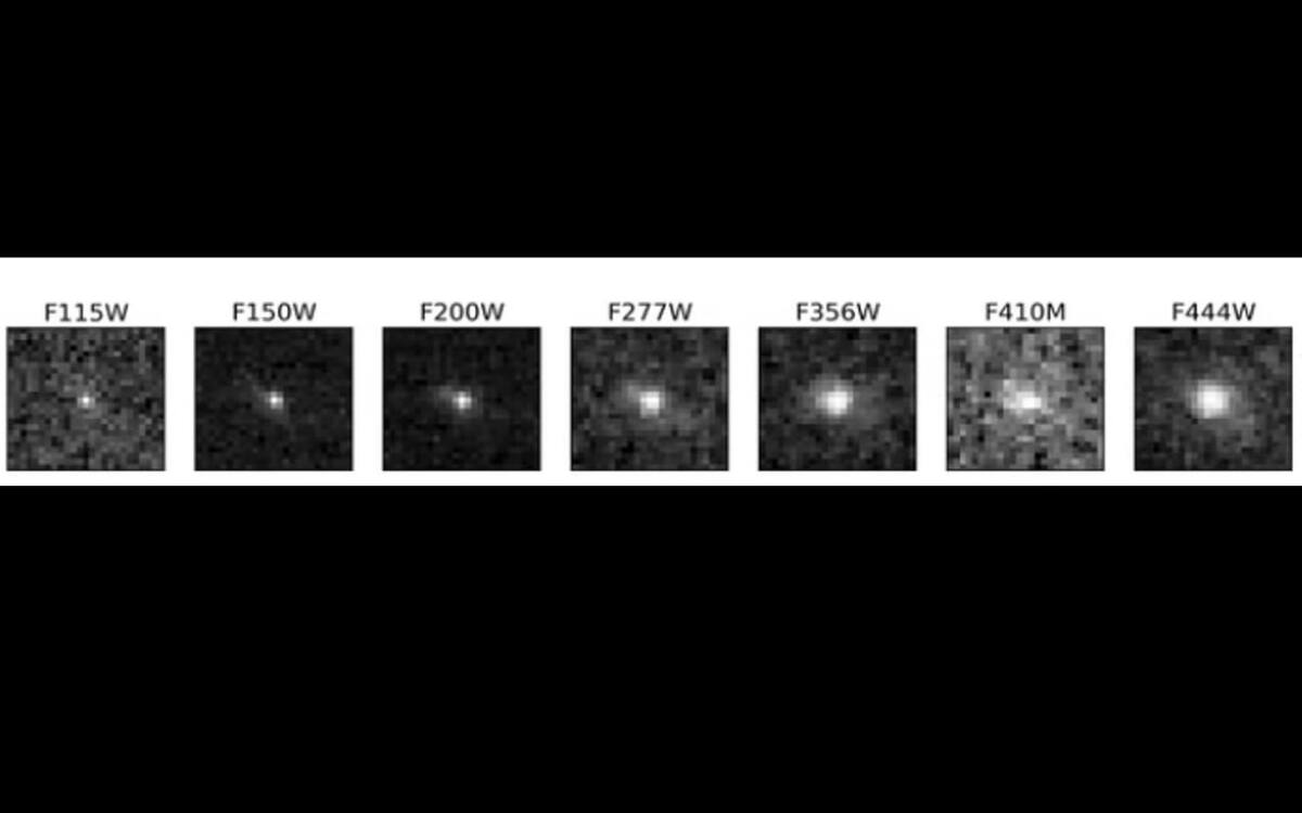 Las imágenes capturadas por el JWST muestran galaxias en su infancia, ofreciendo una visión única de cómo se formaron las primeras estructuras en el cosmos (Fuente: Kasper E. Heintz et al./Science)