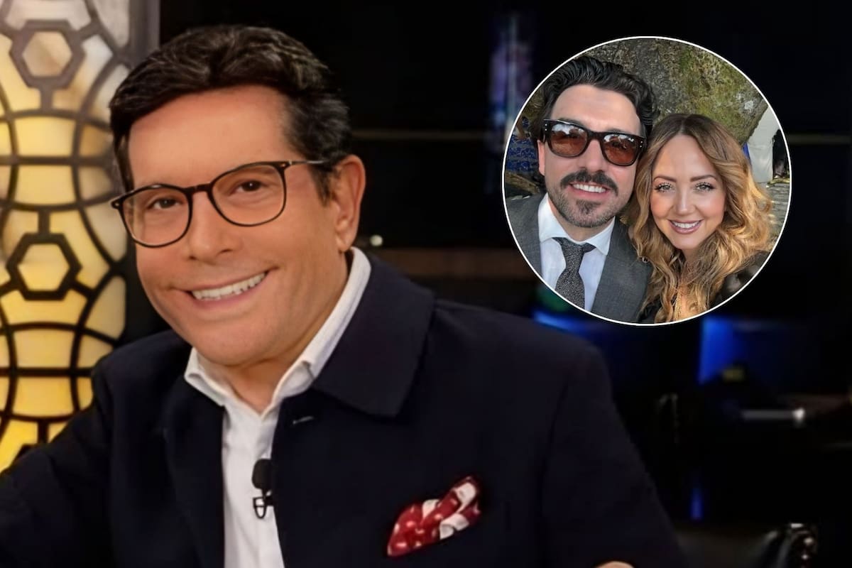 “Tienes suerte Andrea”: Juan José Origel celebra la relación de su sobrino, Luis Carlos Origel con Andrea Legarreta