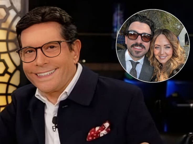 “Tienes suerte Andrea”: Juan José Origel celebra la relación de su sobrino, Luis Carlos Origel con Andrea Legarreta