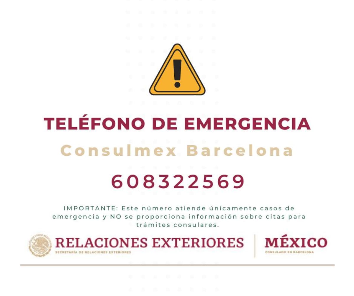 Consulmex de Barcelona.