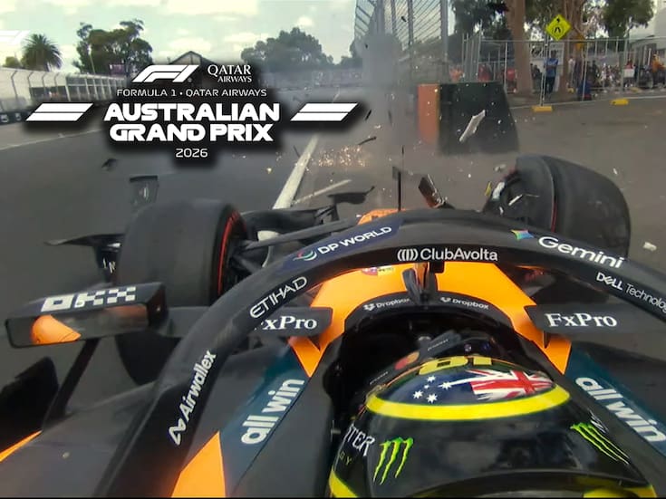 Oscar Piastri se estrella antes de iniciar el Gran Premio de Australia y queda fuera de la carrera