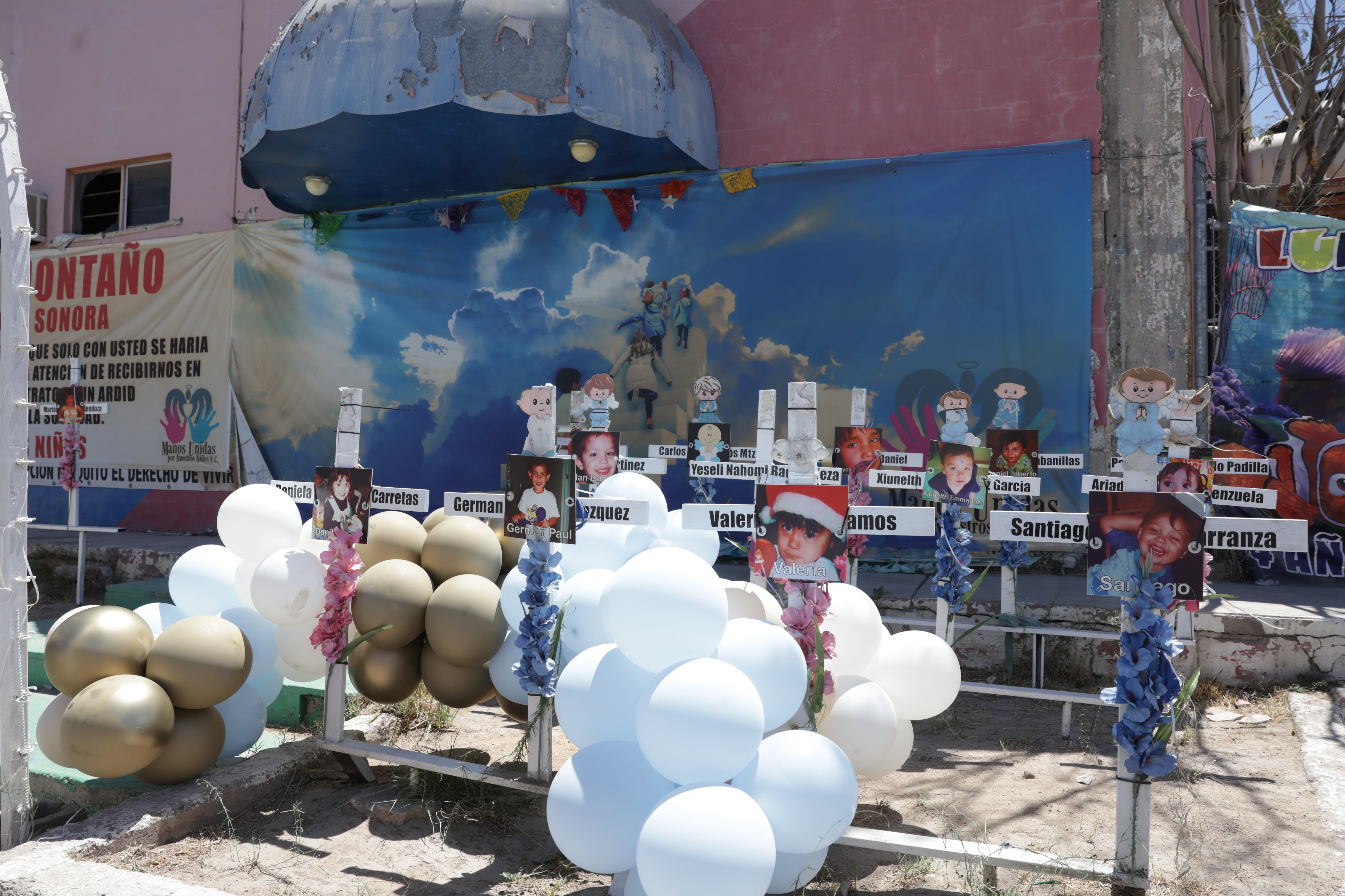Apoco mas de una semana para que se cumplan XV años de la tragedia de la Guardería ABC así se encuentra en espera de que empiezan a arreglar por fuera para la conmemoración de un años mas