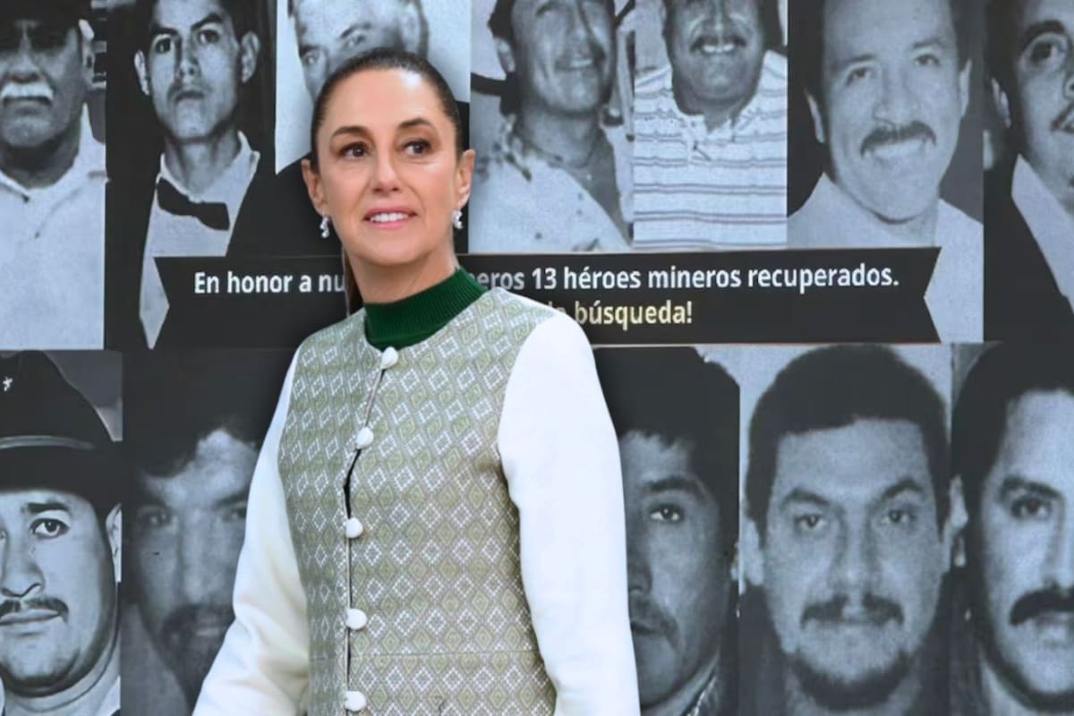 A 20 años de Pasta de Conchos, Sheinbaum afirma que el rescate continuará hasta localizar al último de los 65 mineros y viaja a Coahuila para reunirse con las familias
