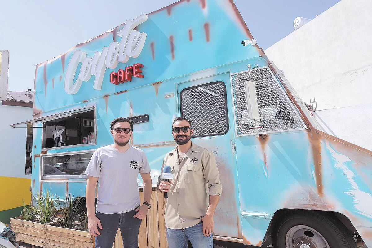 Hay otras opciones para los amantes del café, como el coffee truck Coyote Café.
