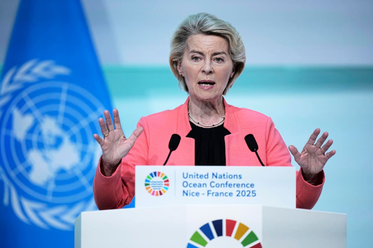 La presidenta de la Comisión Europea, Ursula von der Leyen.