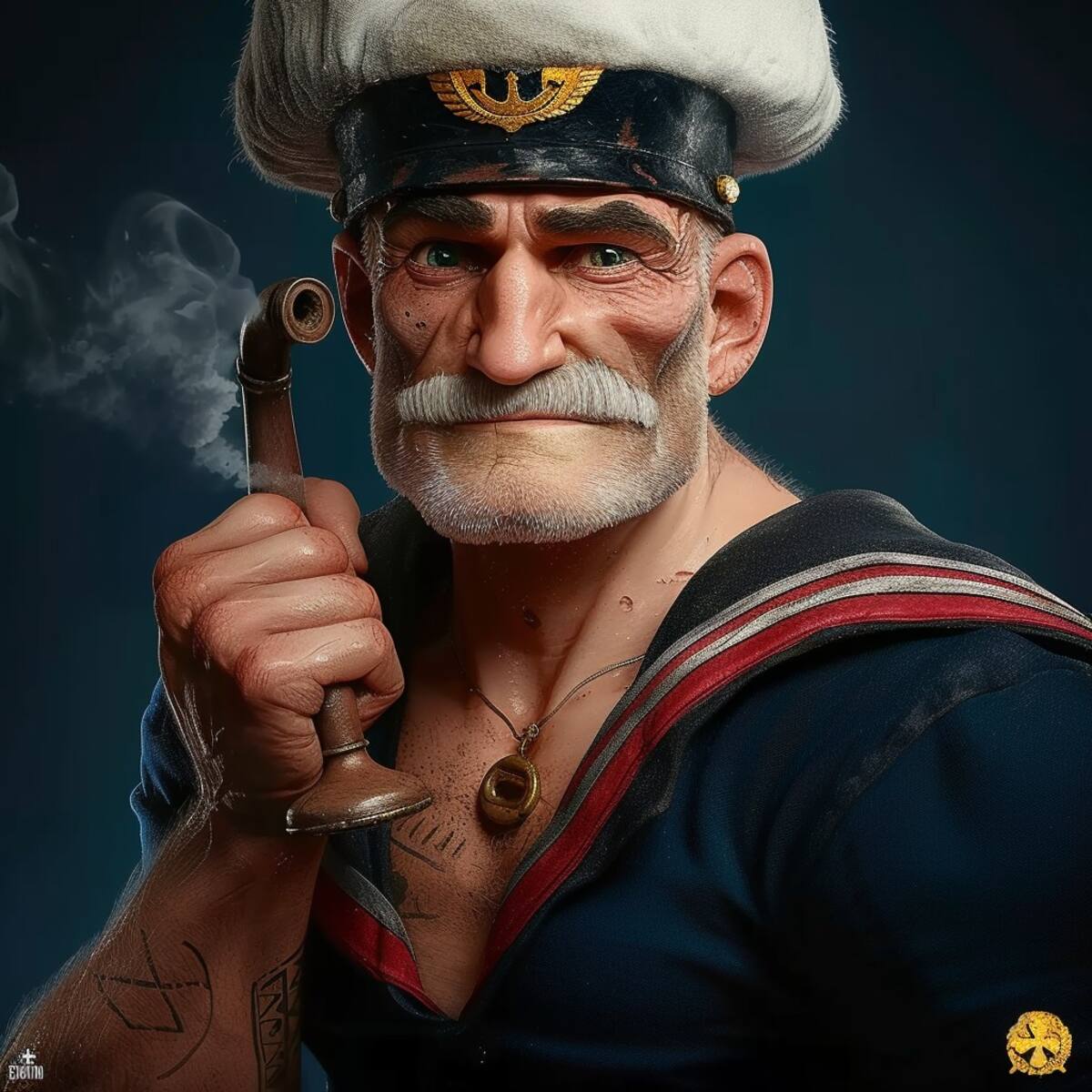 Descubre la visión única de la inteligencia artificial: Popeye, ahora más maduro y fuerte que nunca.