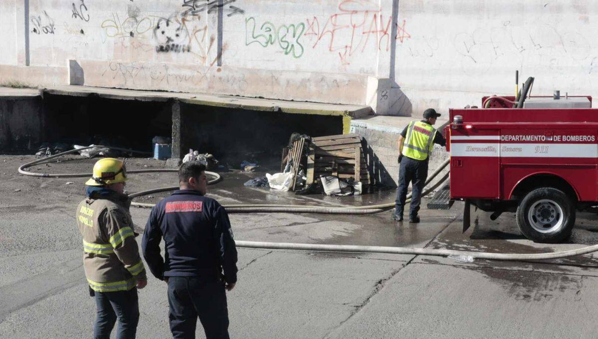 Bomberos sofocaron el incendio de materiales inflamables
