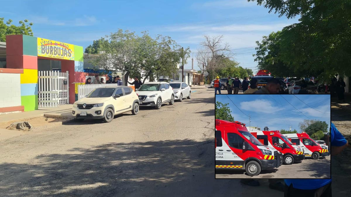 Falla eléctrica causa susto en el preescolar Burbujas y deja sin luz parte de Hermosillo. Foto: GH
