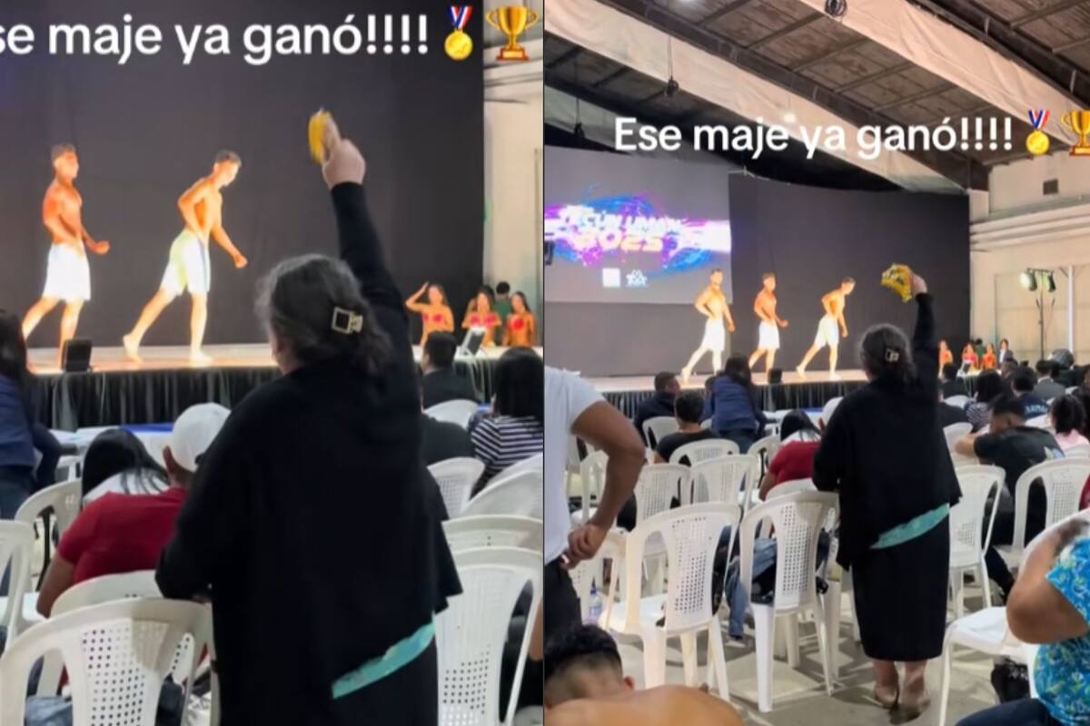 “Él ya ganó”: Madre apoya a su hijo en una competencia de fisicoculturismo y se hace viral