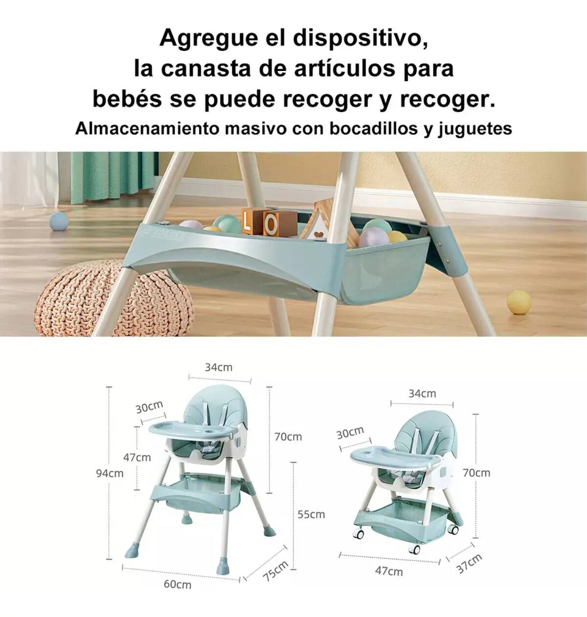 Silla portátil de comer | Mercado Libre
