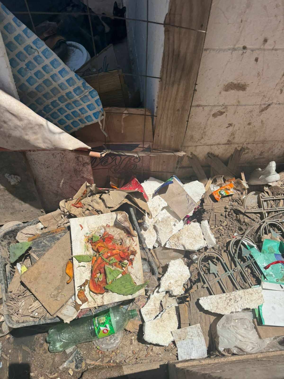Dos menores encontrados en un domicilio en mal estado. FOTO: Cortesía