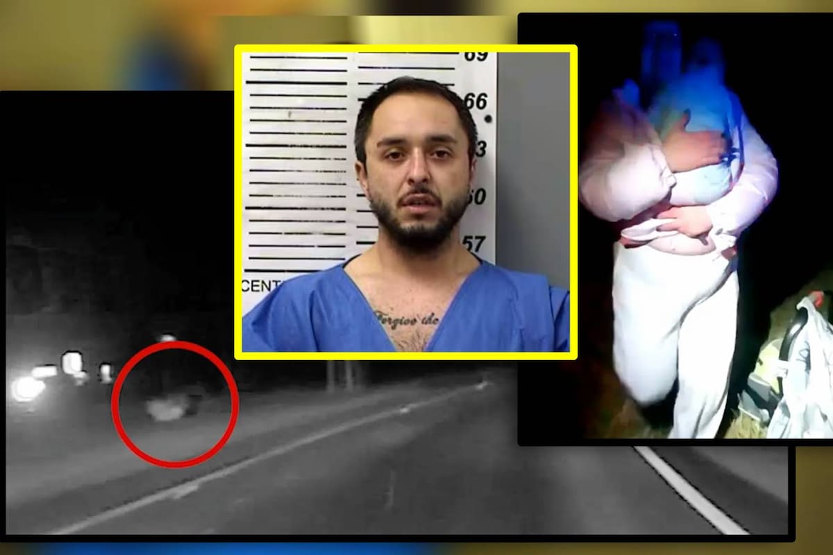 VIDEO: Papá arroja a su bebé por la ventana de un auto a toda velocidad, en plena persecución policial