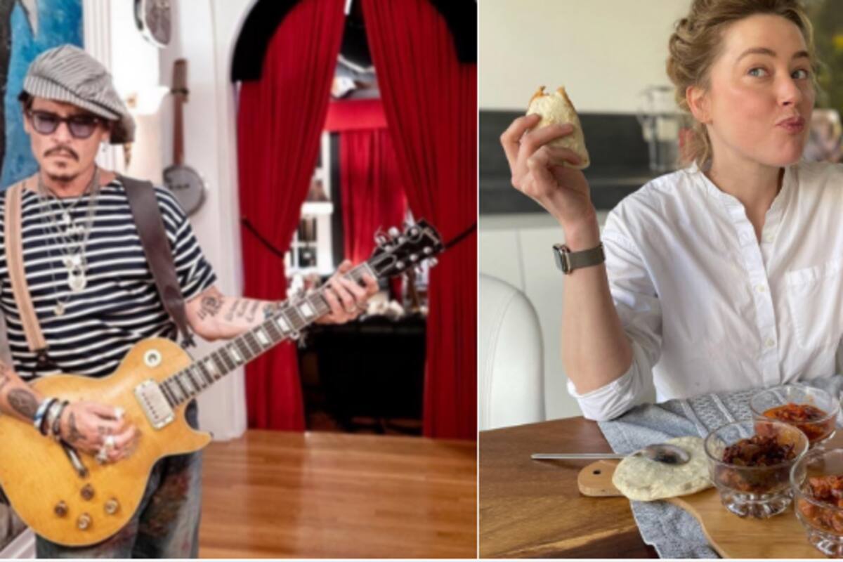 Amber Heard regala cuchillo con la leyenda "Hasta que la muerte nos separe" a Johnny Depp