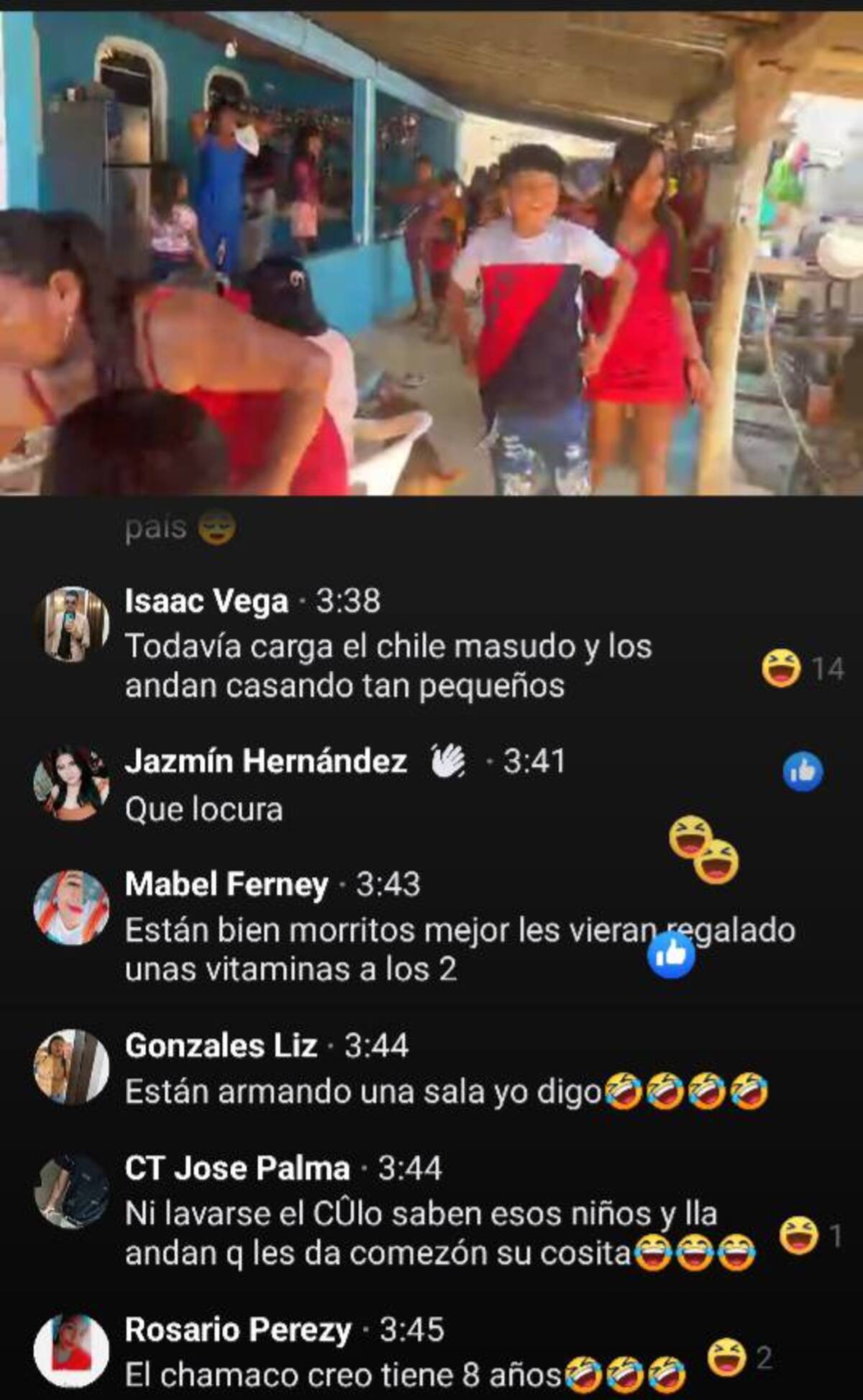Difunden "arreglo" de boda entre menores de 13 años. Foto: Captura de Pantalla / Redes sociales