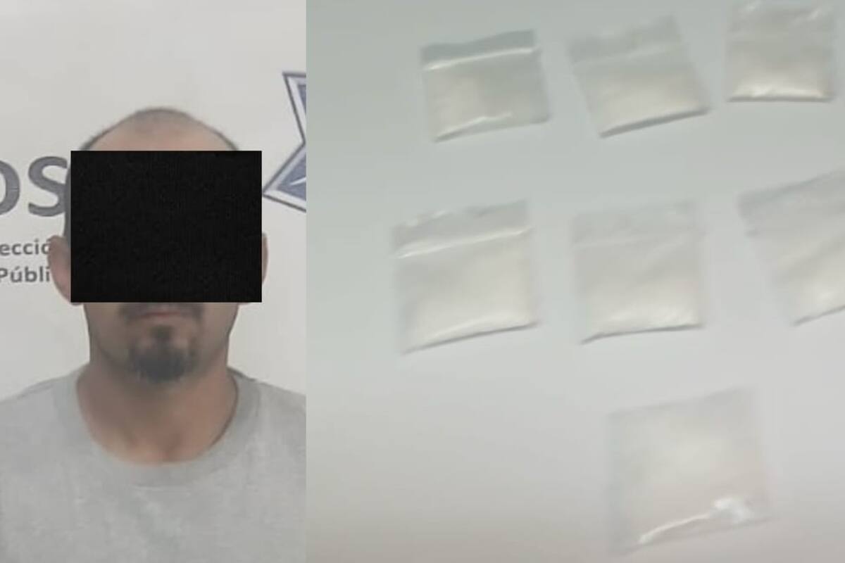 Cae hombre con siete dosis de “cristal” en la colonia Nacionalista