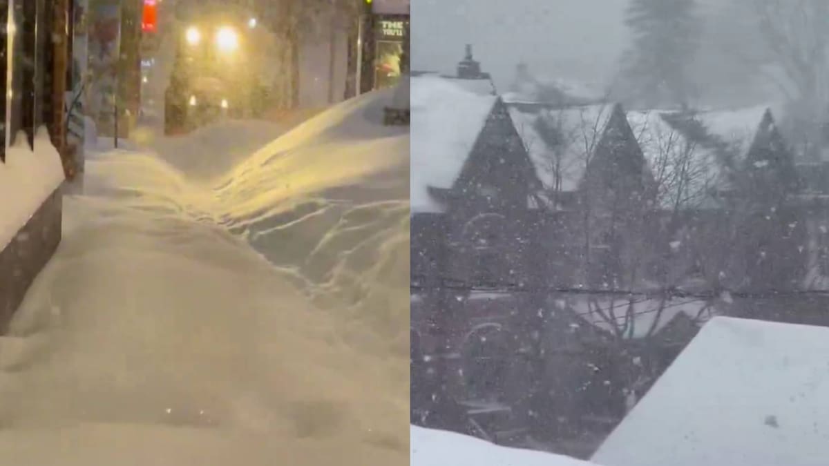 Toronto queda paralizada por nevada histórica: 60 centímetros de nieve, emergencia climática y cientos de accidentes