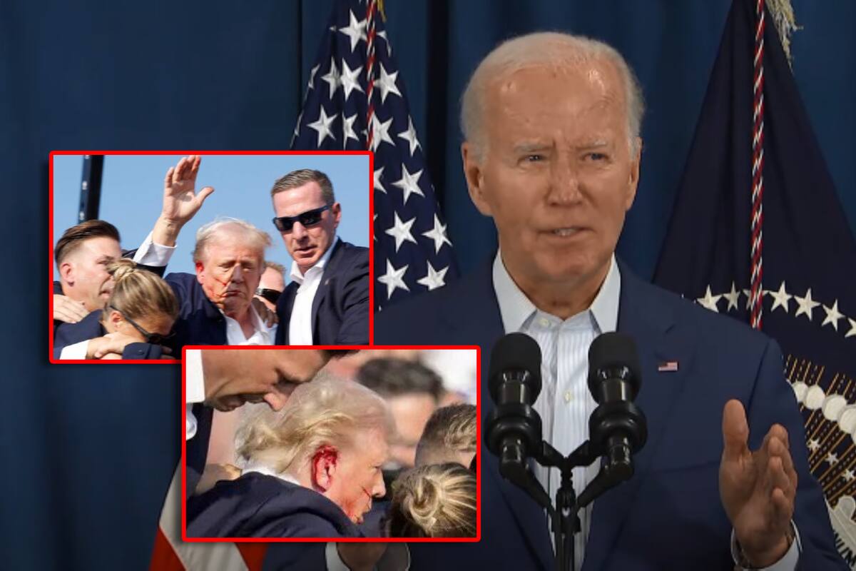 Joe Biden rompe silencio sobre atentado contra Donald Trump: Es “enferma” e “inaceptable” la violencia política en EU