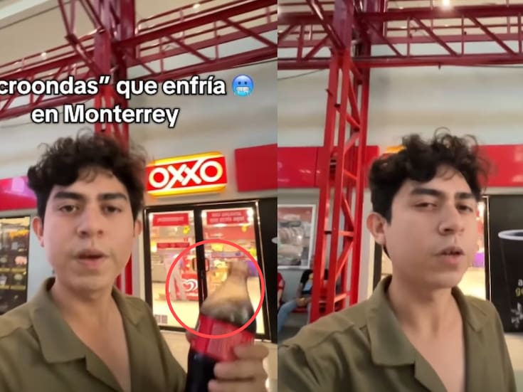 Joven da a conocer cómo un Oxxo en Monterrey tiene un microondas que enfría y se vuelve tendencia