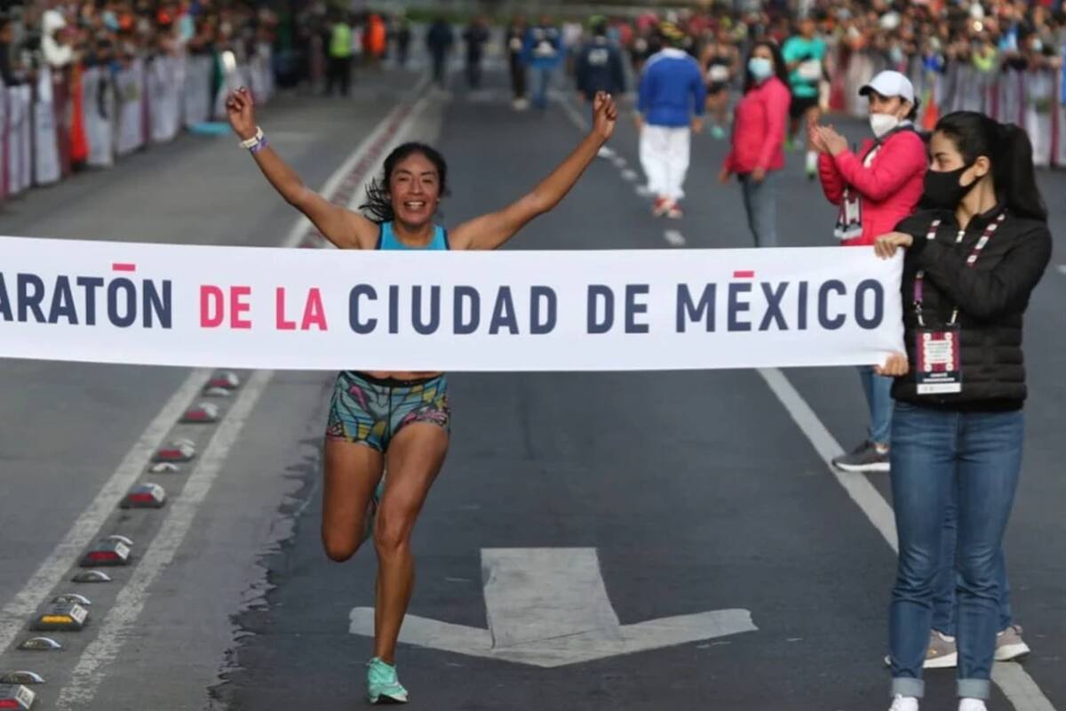 "Yo venía por un quinto o cuarto lugar", Mayra Sánchez se lleva la rama femenil del Medio Maratón de la CDMX