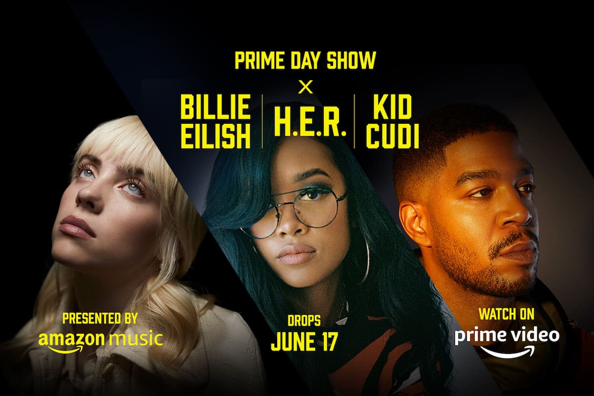 Amazon celebra el Prime Day con Billie Eilish, H.E.R. y Kid Cudi