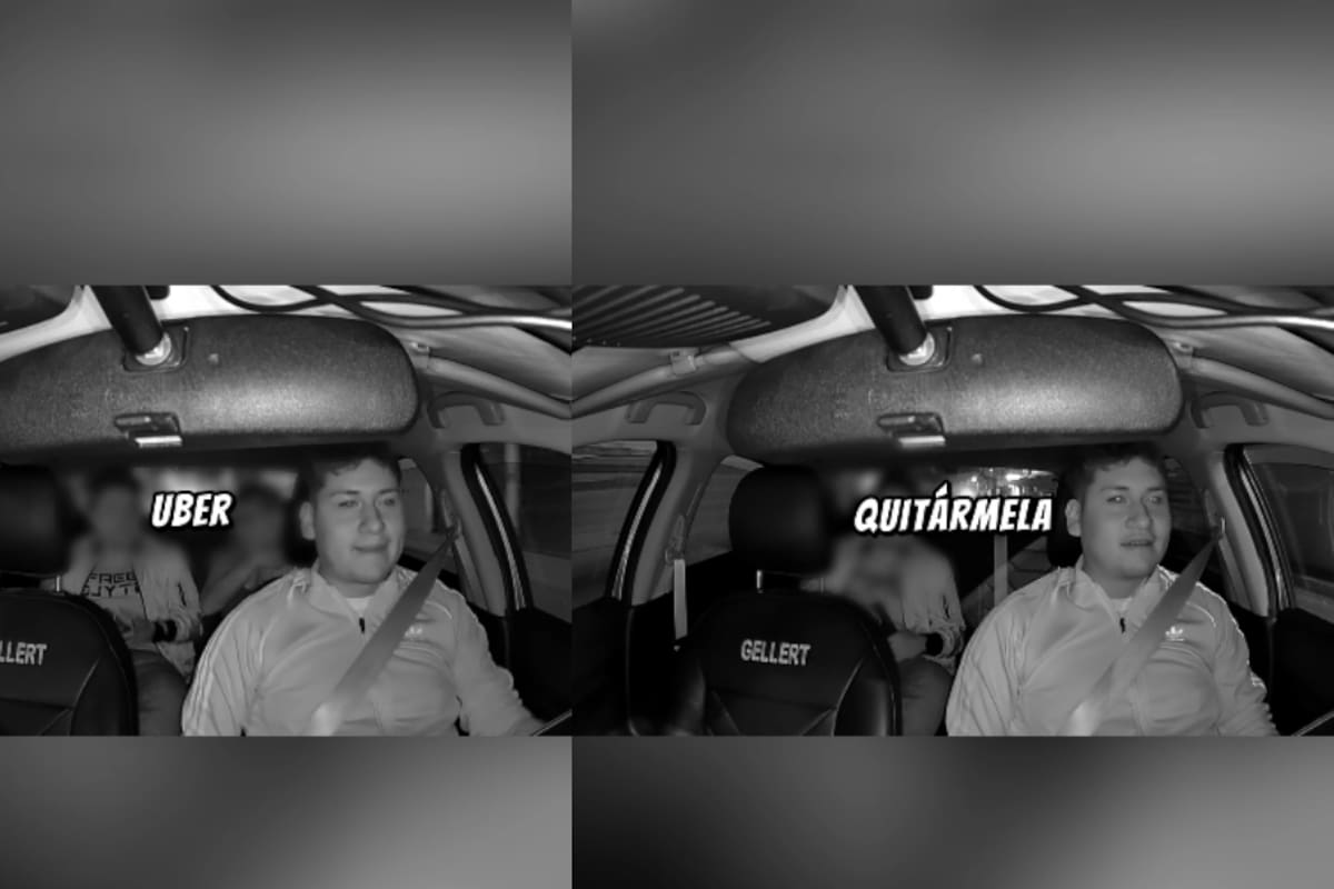 “No le quiso pagar ni la cena ni el Uber. y él fue el que la invito”: Chico se vuelve viral por ser grabado por la camara de seguridad del chofer en una cita con su pareja al final ella se bajo y él fue por otra chica