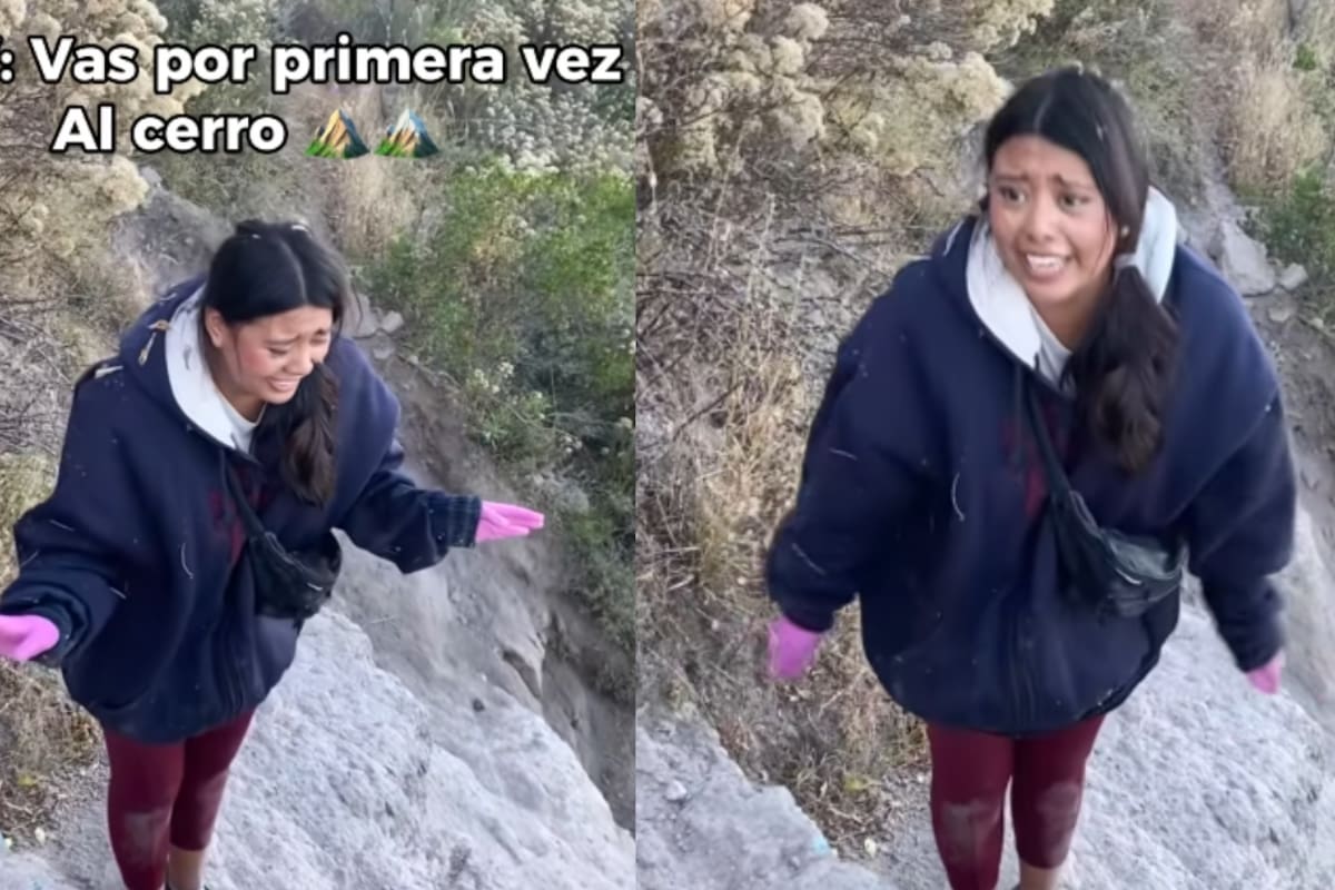 “Quién sabe cuántas cosas he tocado, wey”: joven se queja tras ser llevada a escalar un cerro contra su voluntad y se vuelve viral