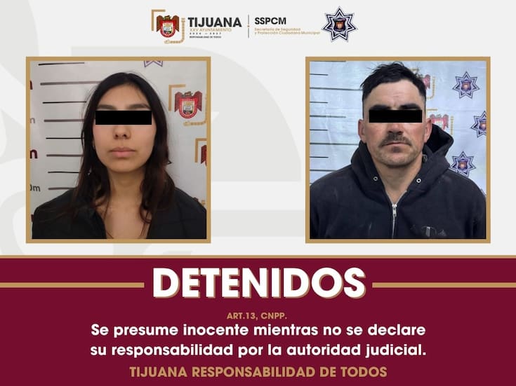 Detienen en Tijuana a dos personas con órdenes de aprehensión por homicidio