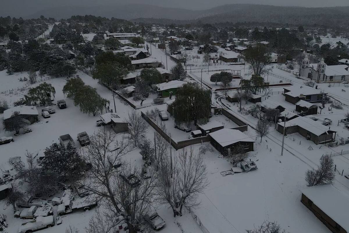 Registra Sonora lluvias y nieve en plena primavera